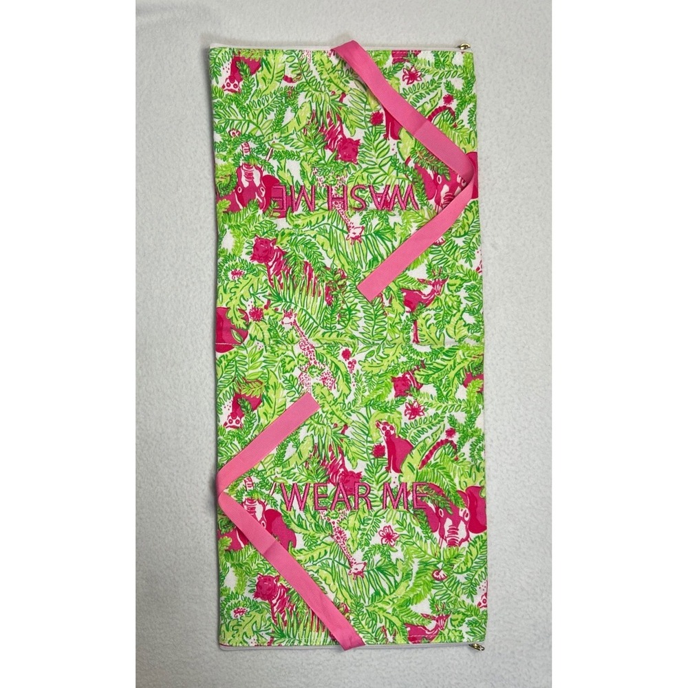 Lilly Pulitzer Backyard Safari Travel Laundry Bag Wear Me Wash Me Preppy